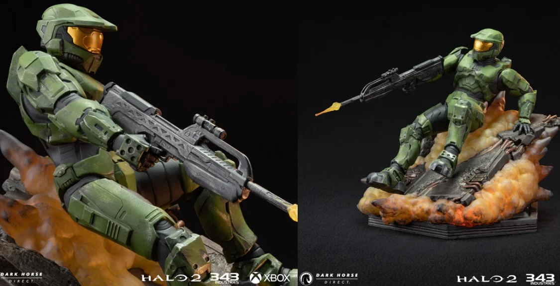 Halo 2 comemora 20 anos com estátua especial da Dark Horse