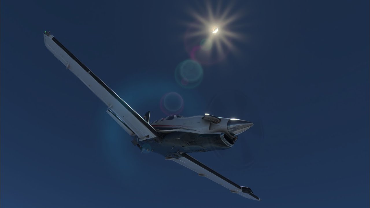 Um espetáculo virtual: veja o eclipse no Microsoft Flight Simulator em tempo real