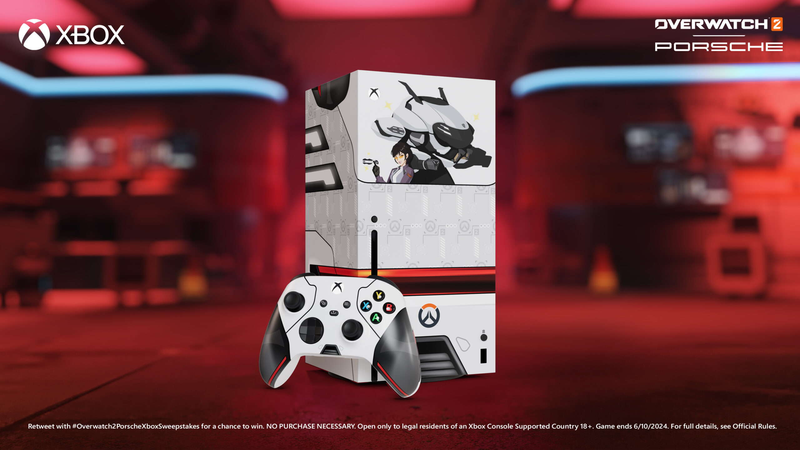 Xbox está SORTEANDO Series X personalizado da Porsche e Overwatch 2