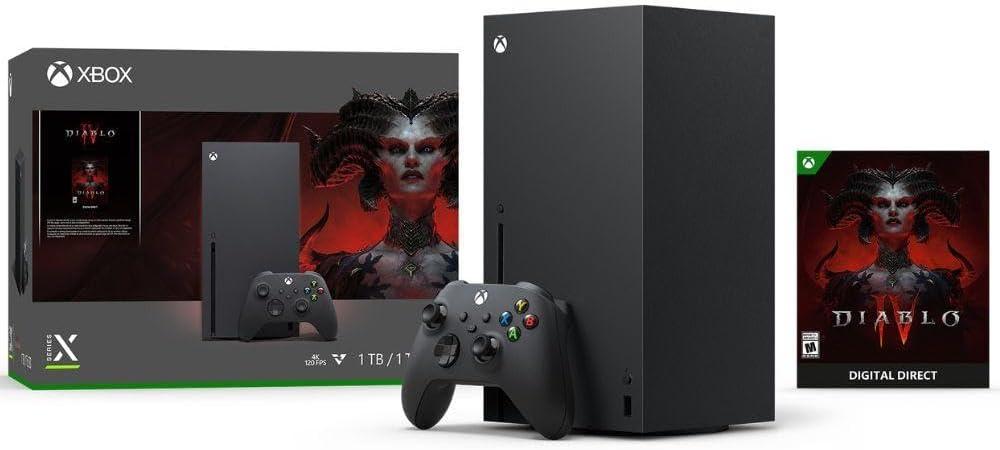 Venha aproveitar: Xbox Series X + Diablo IV está com 22% de desconto na Amazon