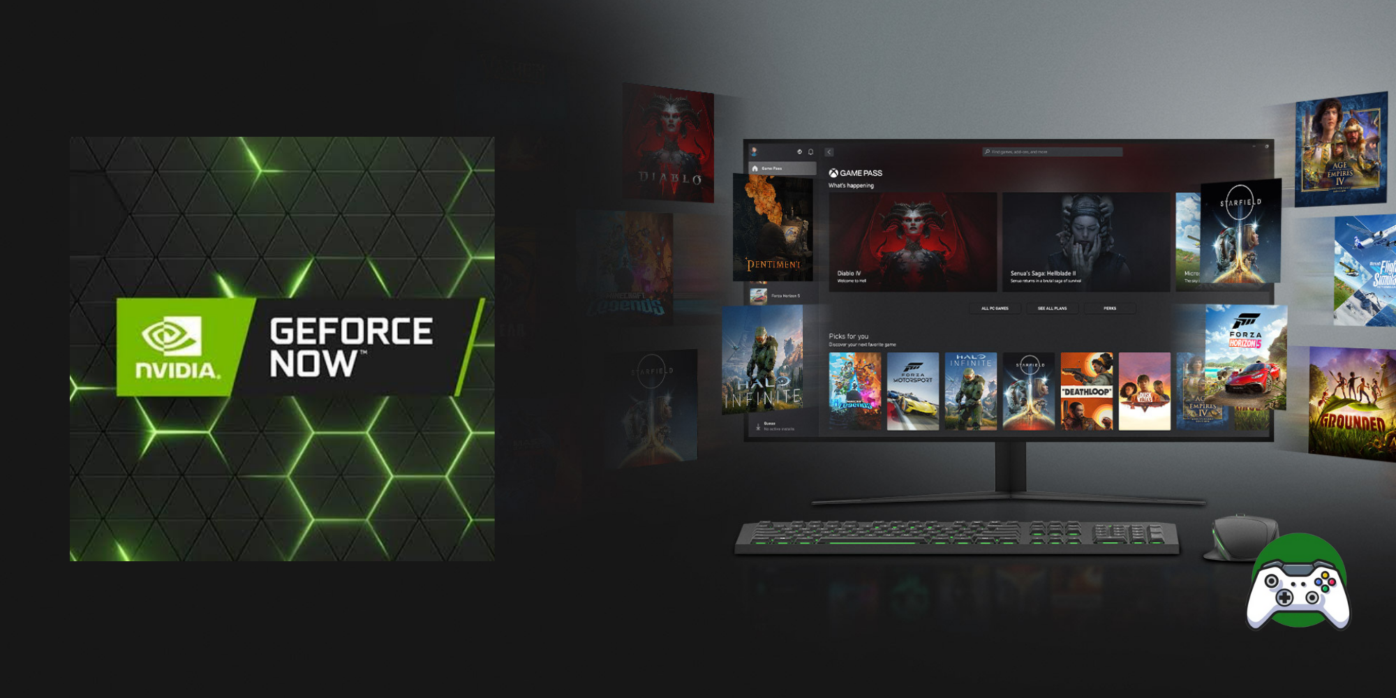 Xbox Game Pass agora conta com o GeForce Now