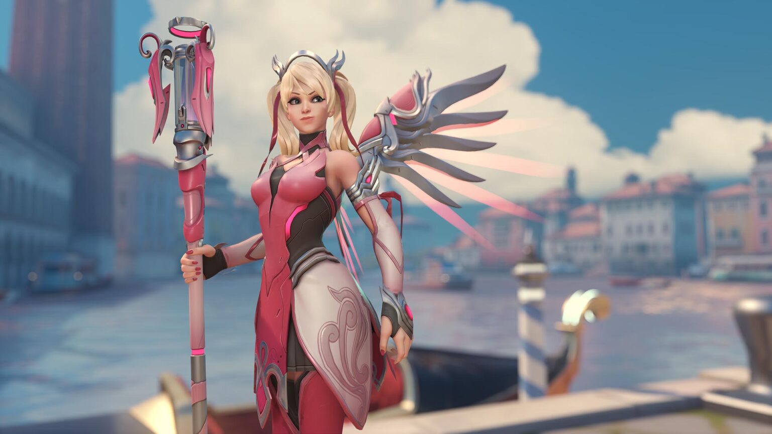 Overwatch 2: novas skins de Mercy apoiam pesquisa contra o câncer de mama