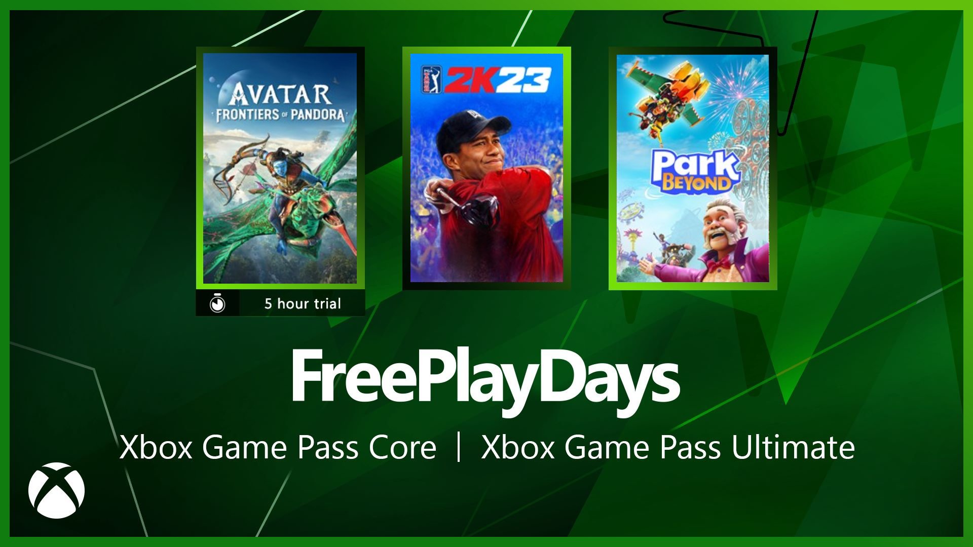 Free Play Days: Avatar: Frontiers of Pandora, Park Beyond e PGA Tour 2K23