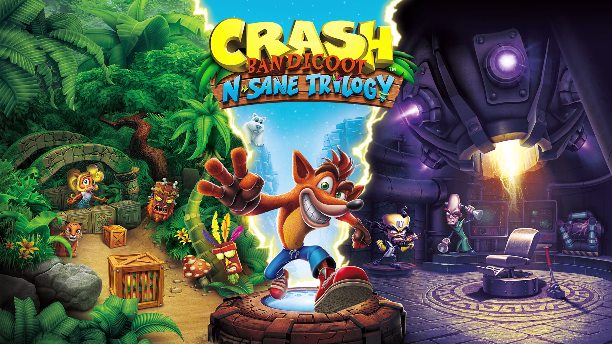 Crash Bandicoot N. Sane Trilogy fez sua estreia no Xbox Game Pass