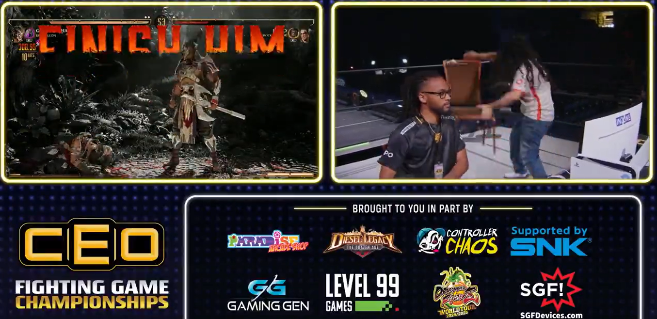 Pro Player de Mortal Kombat 1 tem comemoração inusitada após vencer campeonato de MK