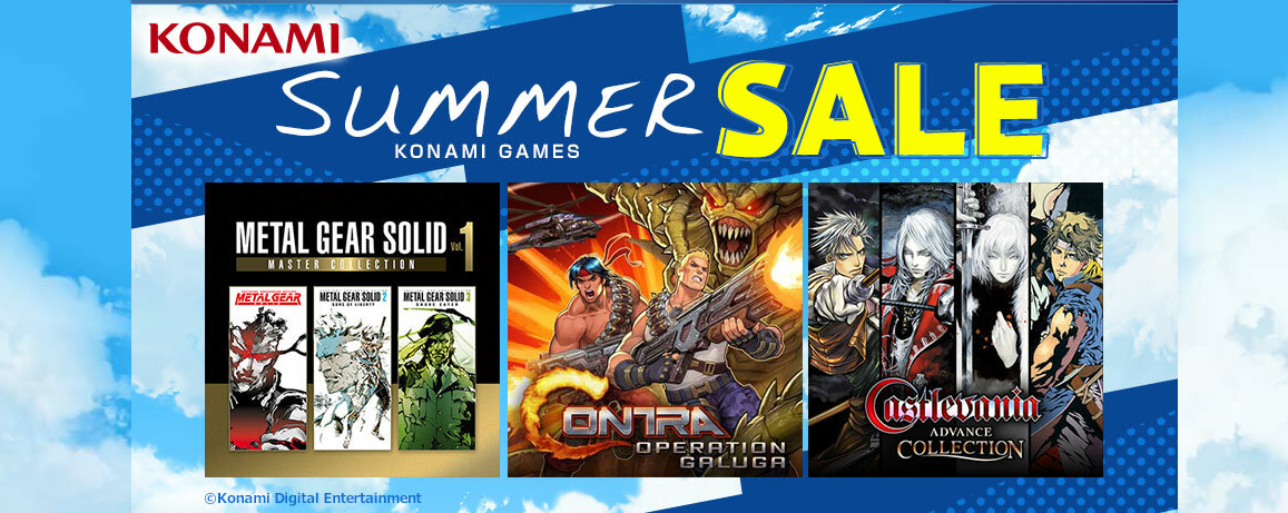 Jogos da Konami na Steam com até 89% de desconto