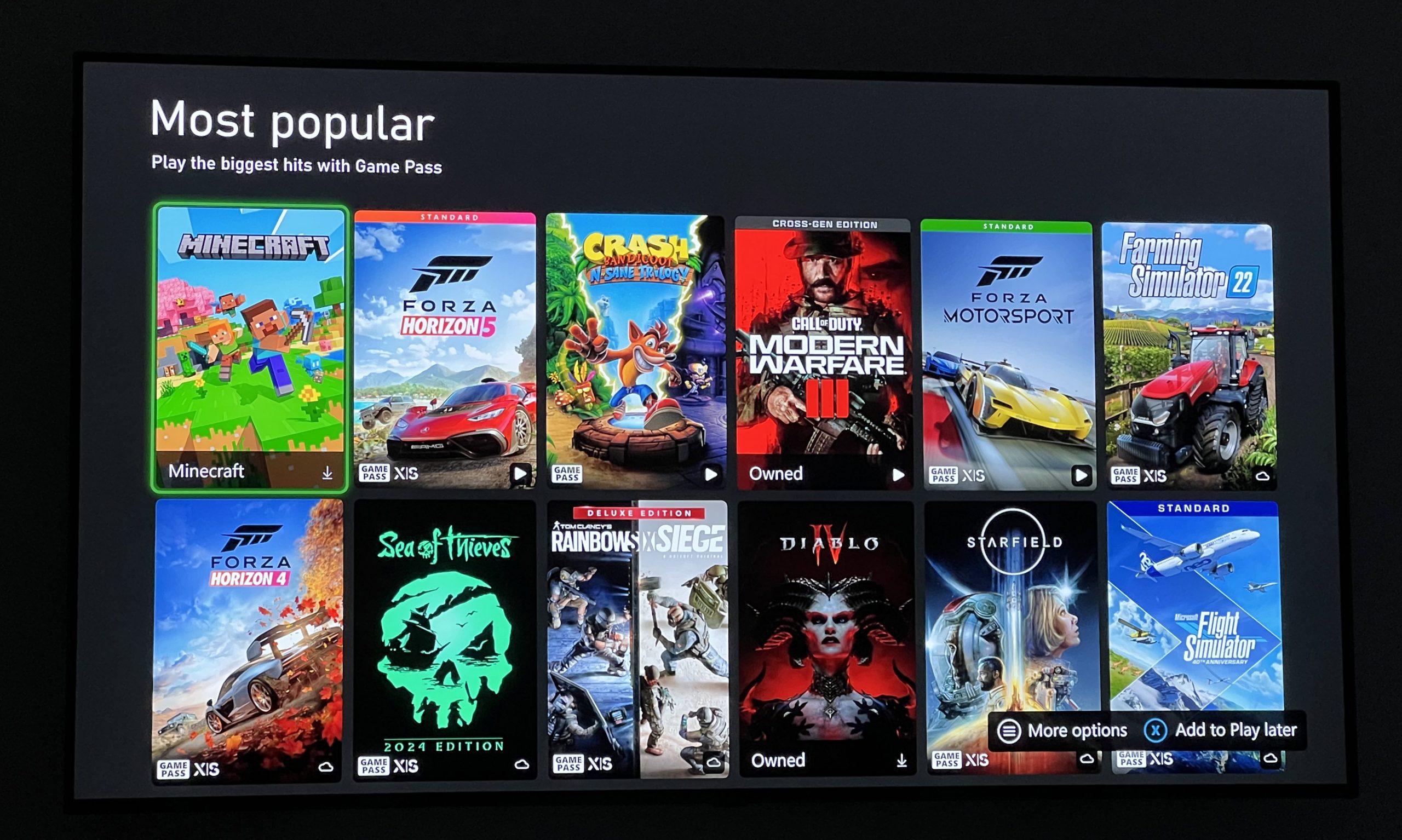 Activision, Bethesda e mais: 12 títulos mais populares no Game Pass