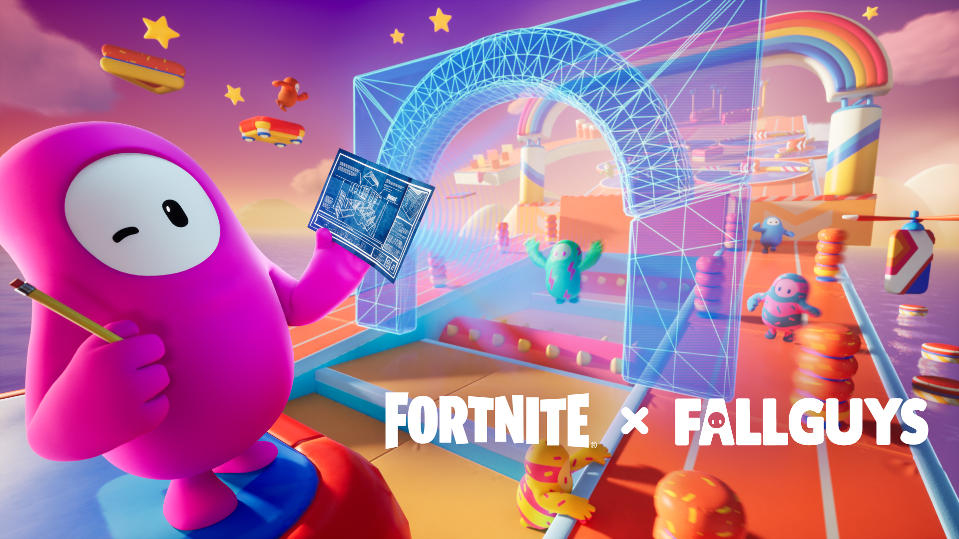 Fall Guys se torna permanente em Fortnite